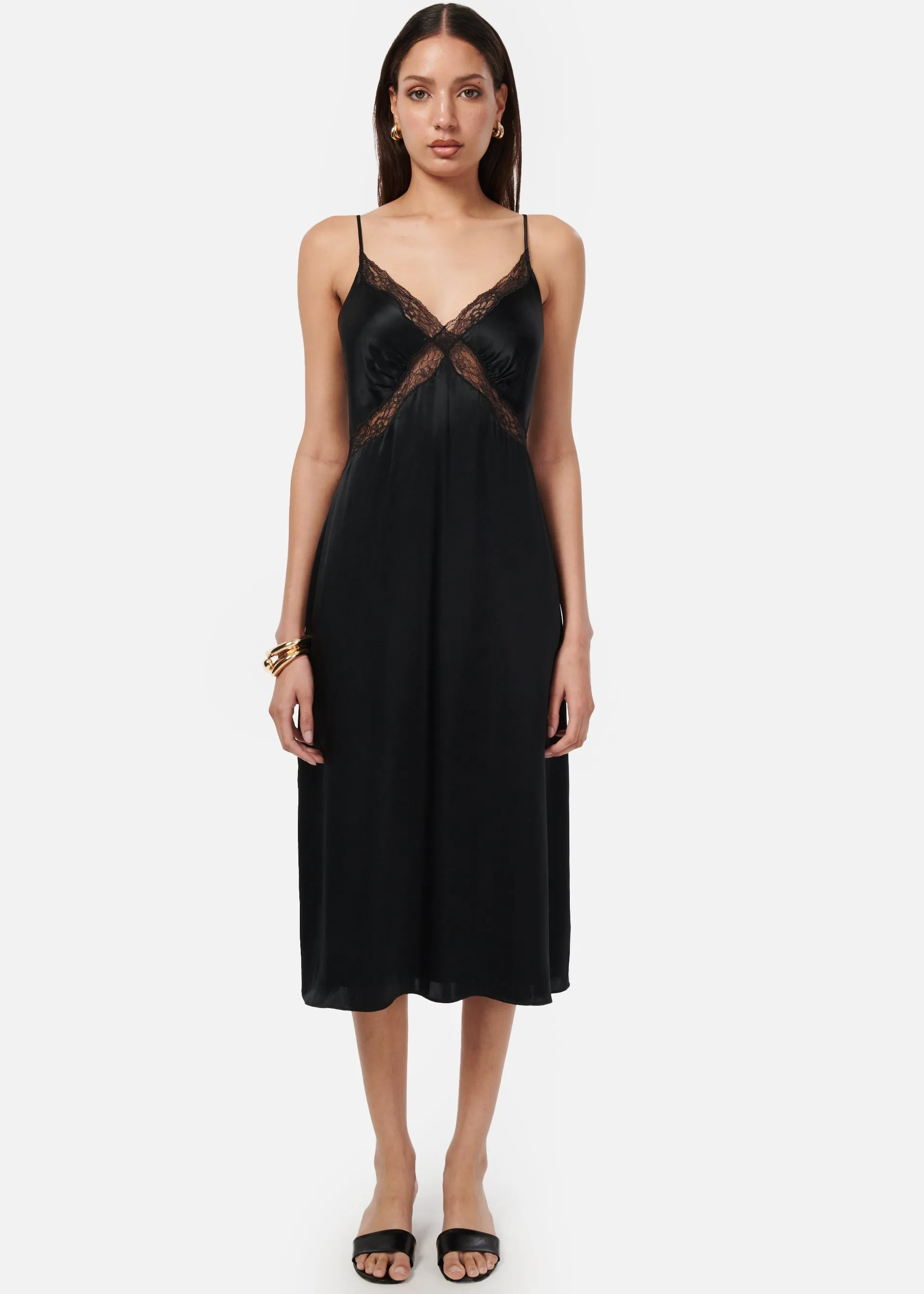 Marilyn Dress Black sold by Cami NYC product image thumbnail 2