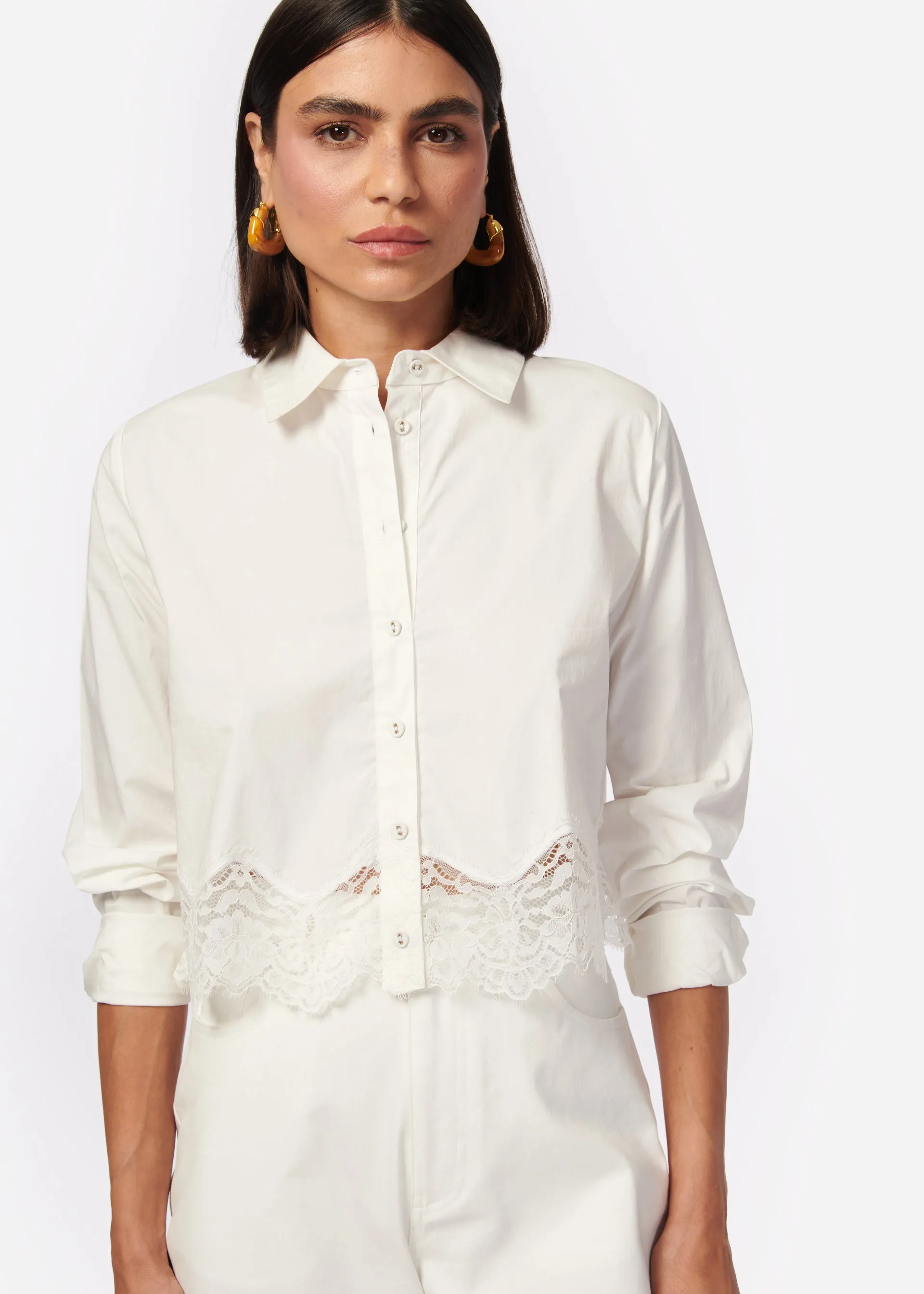 Sora Cropped Top White sold by Cami NYC