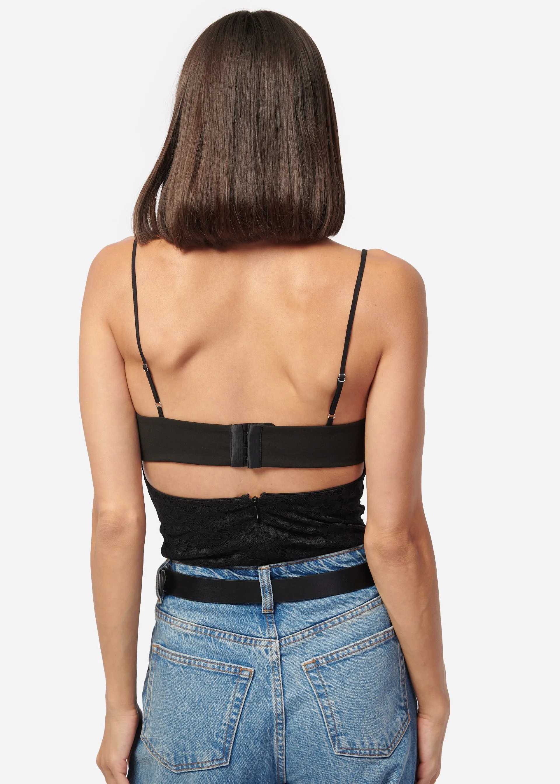 Adri Bodysuit Black sold by Cami NYC product image thumbnail 4