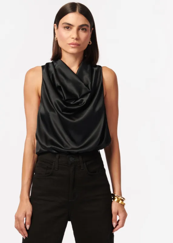 Noreen Bodysuit Black sold by Cami NYC