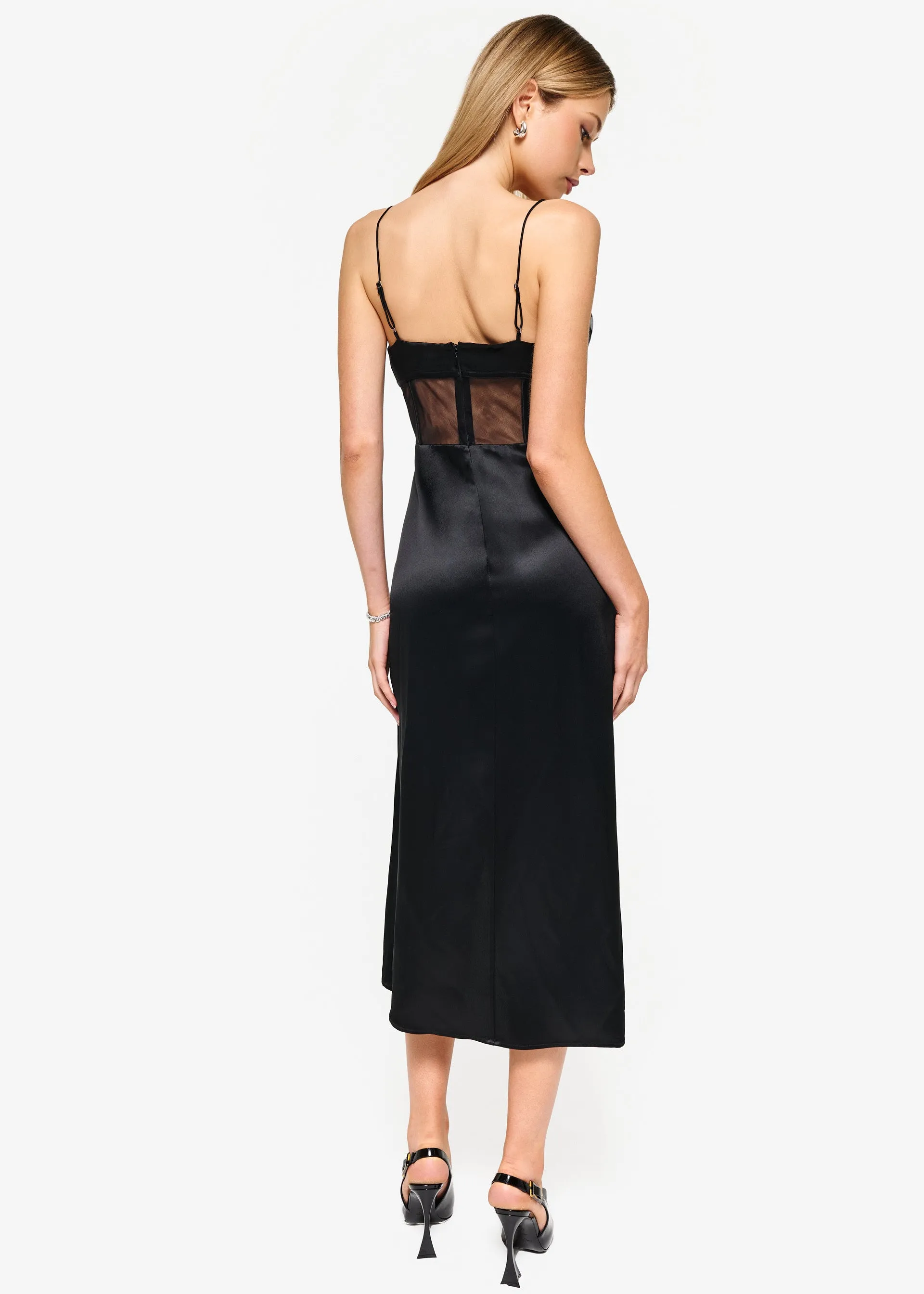 Tamar Dress Black sold by Cami NYC product image thumbnail 3