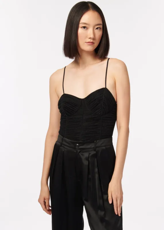 Nicole Bodysuit Black sold by Cami NYC