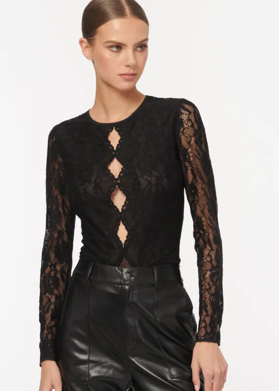 Josefina Top Black sold by Cami NYC