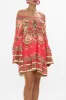 A LINE FRILL DRESS SHELL GAMES sold by Camilla