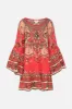 A LINE FRILL DRESS SHELL GAMES sold by Camilla