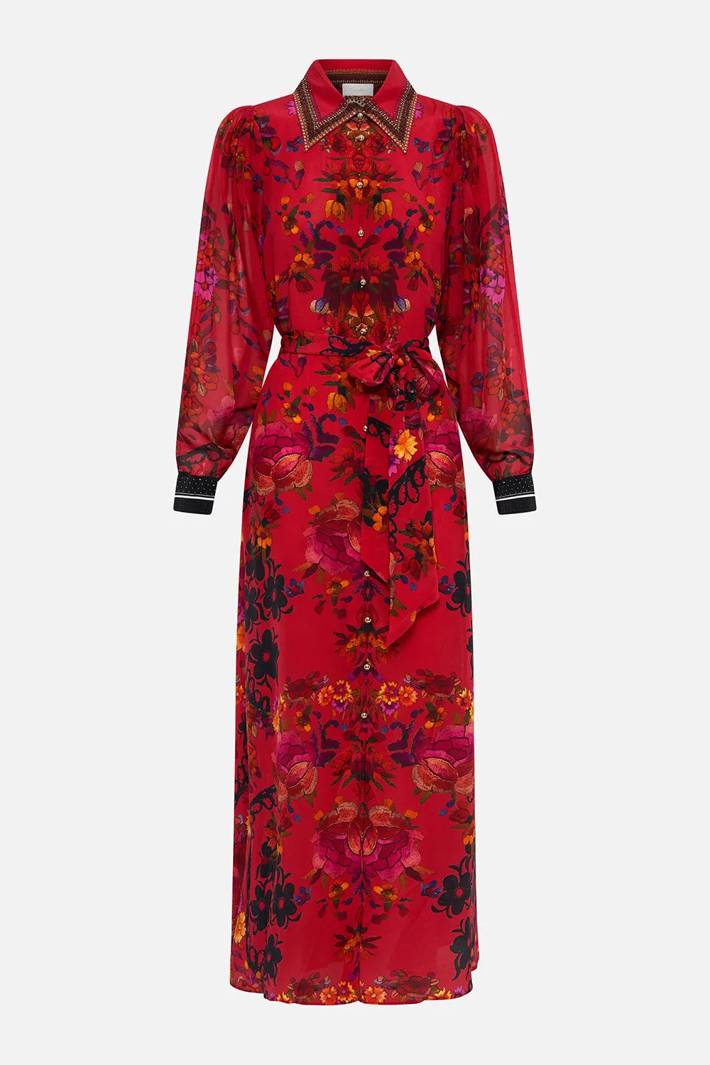 CURVED COLLAR SHIRT DRESS VIEW FROM THE VEIL sold by Camilla product image thumbnail 3