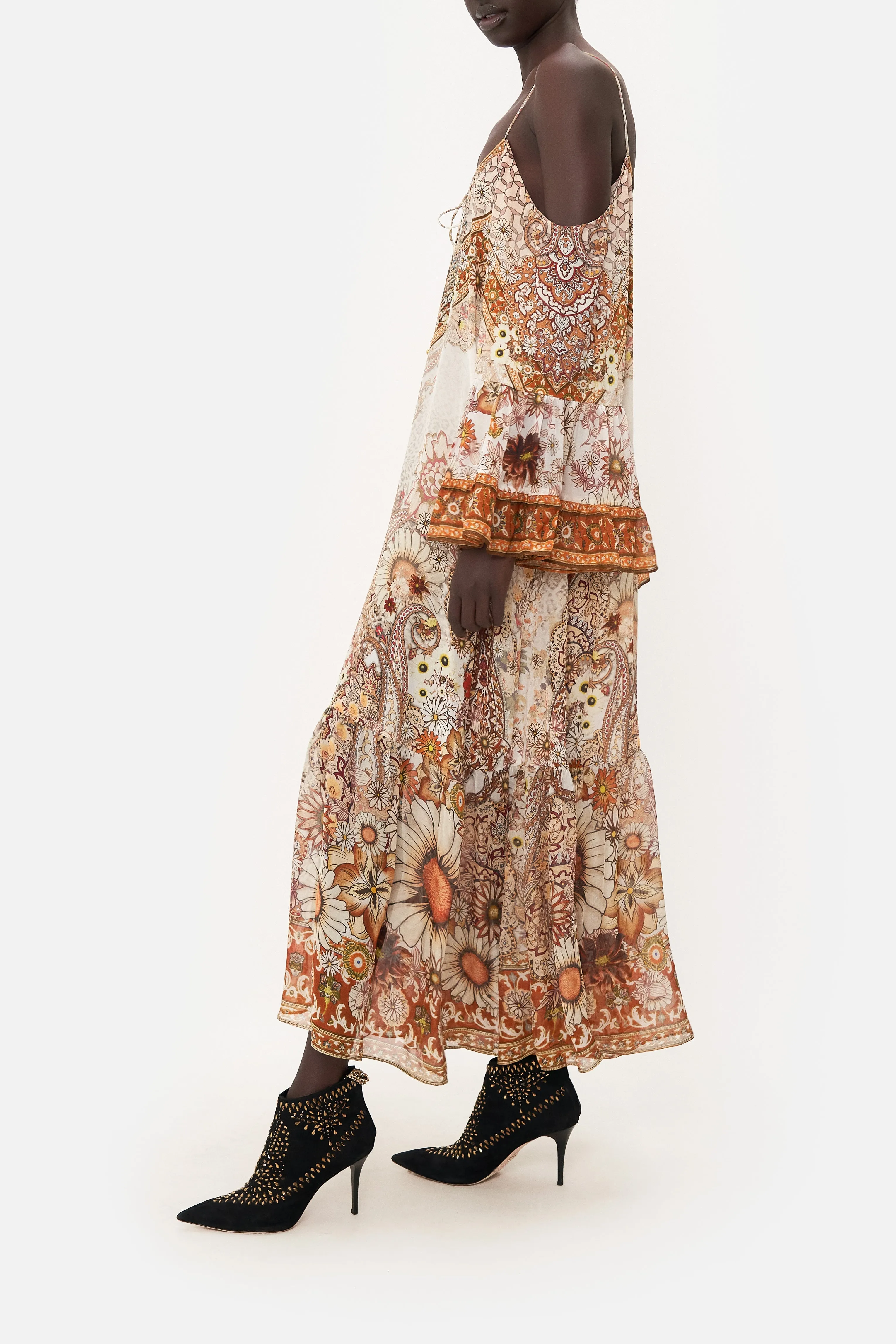 DROP SHOULDER LONG SLEEVE DRESS HEART OF A HIPPIE sold by Camilla product image thumbnail 4