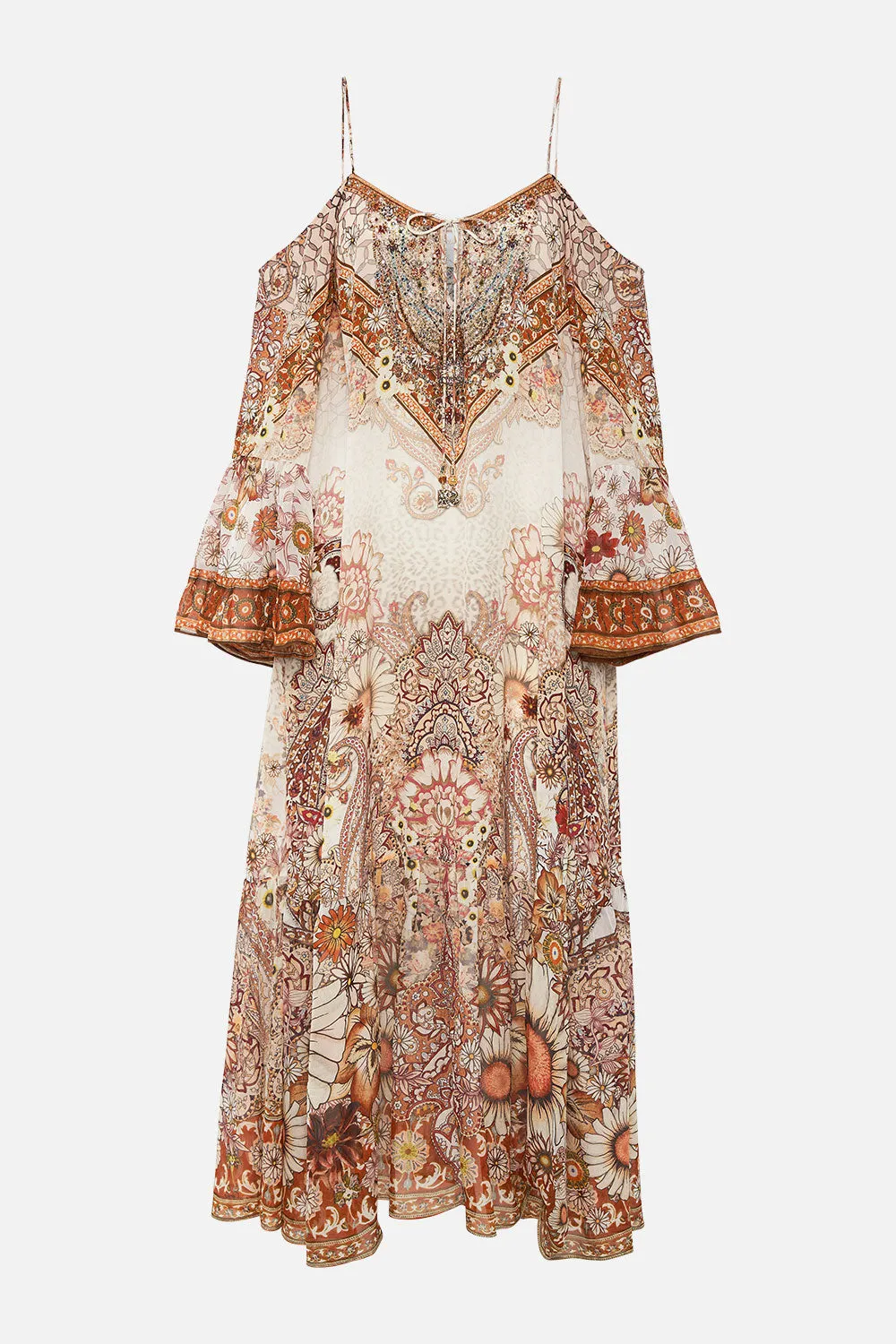 DROP SHOULDER LONG SLEEVE DRESS HEART OF A HIPPIE sold by Camilla product image thumbnail 3