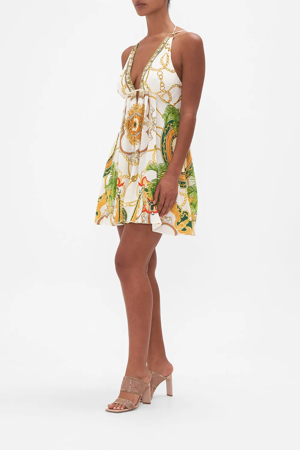 SHORT FLARED DRESS WITH HARDWARE MY SWEET DEVOTION sold by Camilla product image thumbnail 2