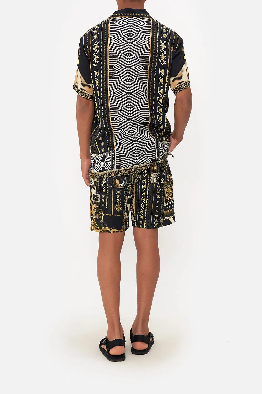 SHORT SLEEVE CAMP COLLARED SHIRT DESERT DREAMS sold by Camilla product image thumbnail 3