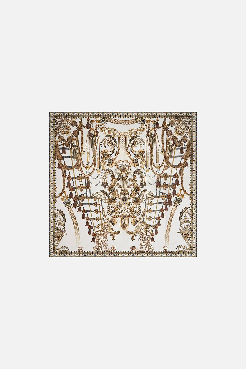 LARGE SQUARE SCARF ROAD TO RICHESSE sold by Camilla product image thumbnail 2