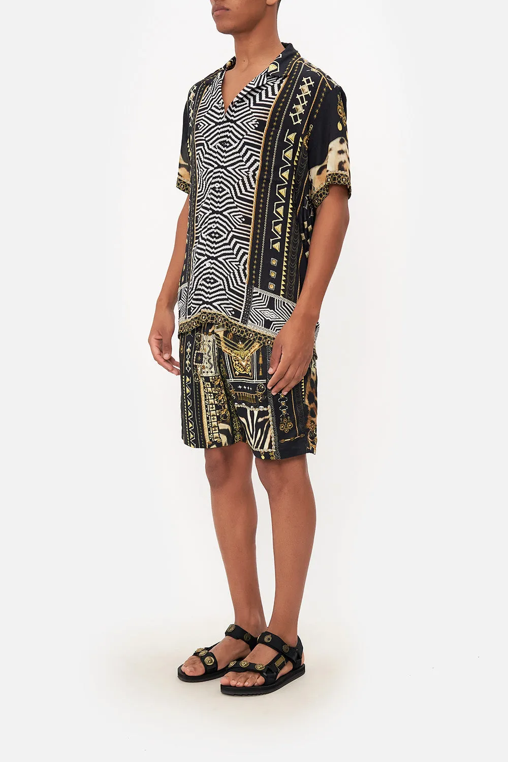 SHORT SLEEVE CAMP COLLARED SHIRT DESERT DREAMS sold by Camilla product image thumbnail 2