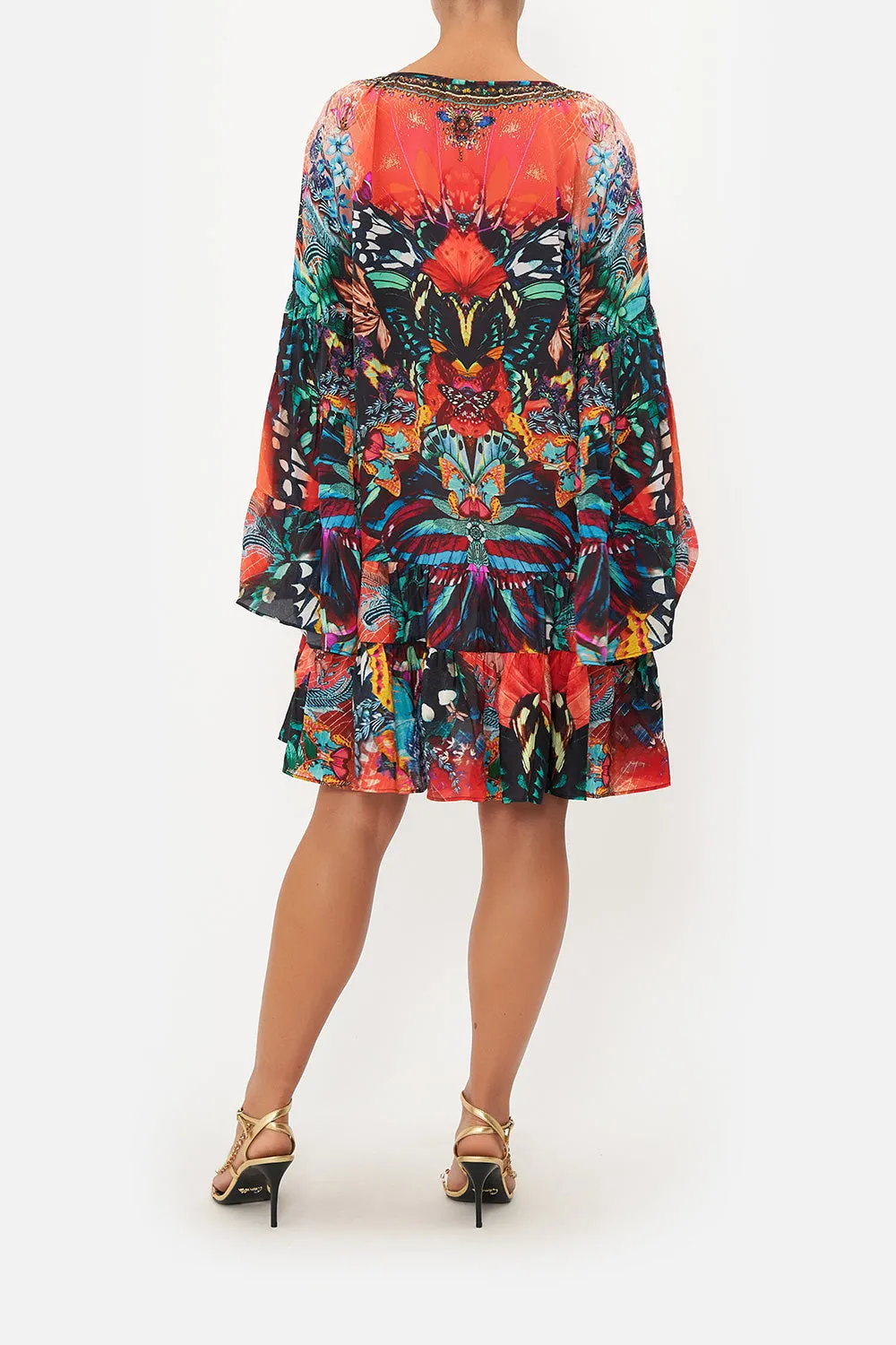 A-LINE GATHERED PANEL DRESS IN A FLUTTER sold by Camilla product image thumbnail 2