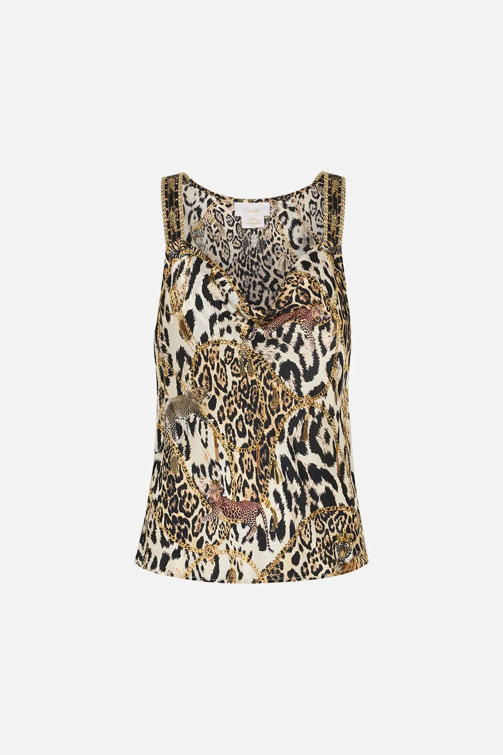 BIAS SLIP TANK WITH WIDE STRAPS ROLE CALL sold by Camilla product image thumbnail 3