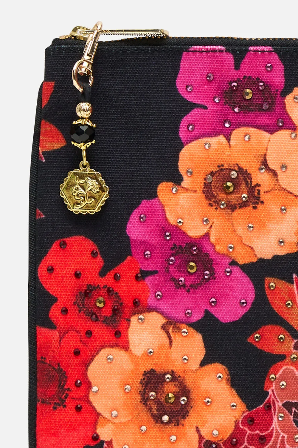SMALL CANVAS CLUTCH MIDNIGHT POPPY sold by Camilla product image thumbnail 2