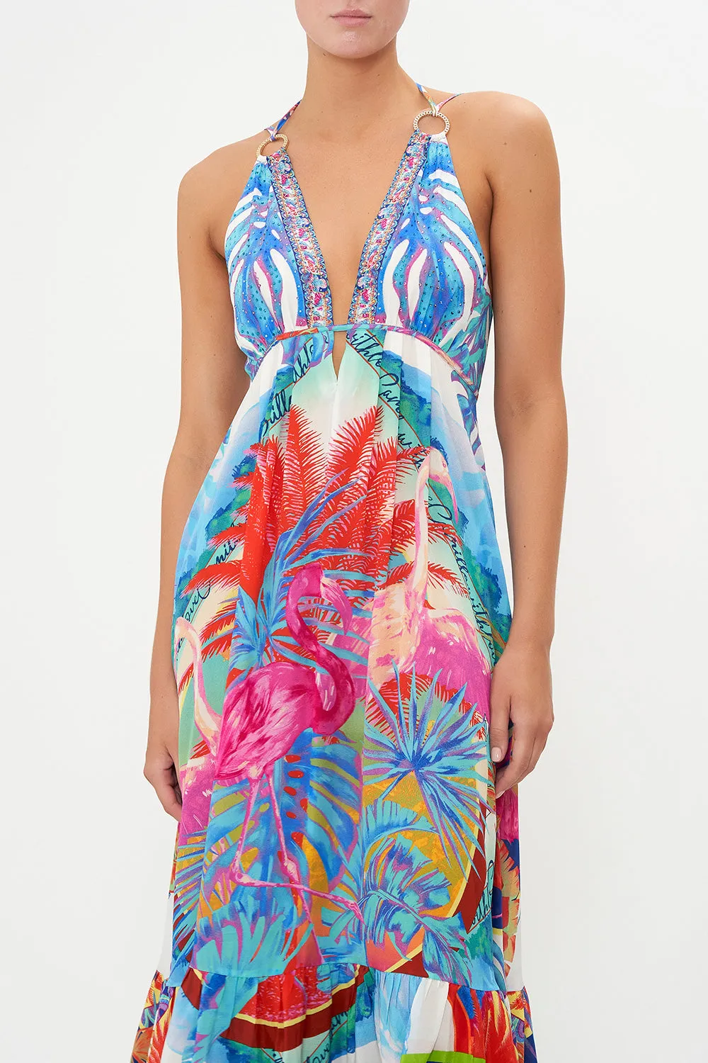 TIERED DRESS WITH HARDWARE FLAMENCO FLAMINGO sold by Camilla product image thumbnail 5