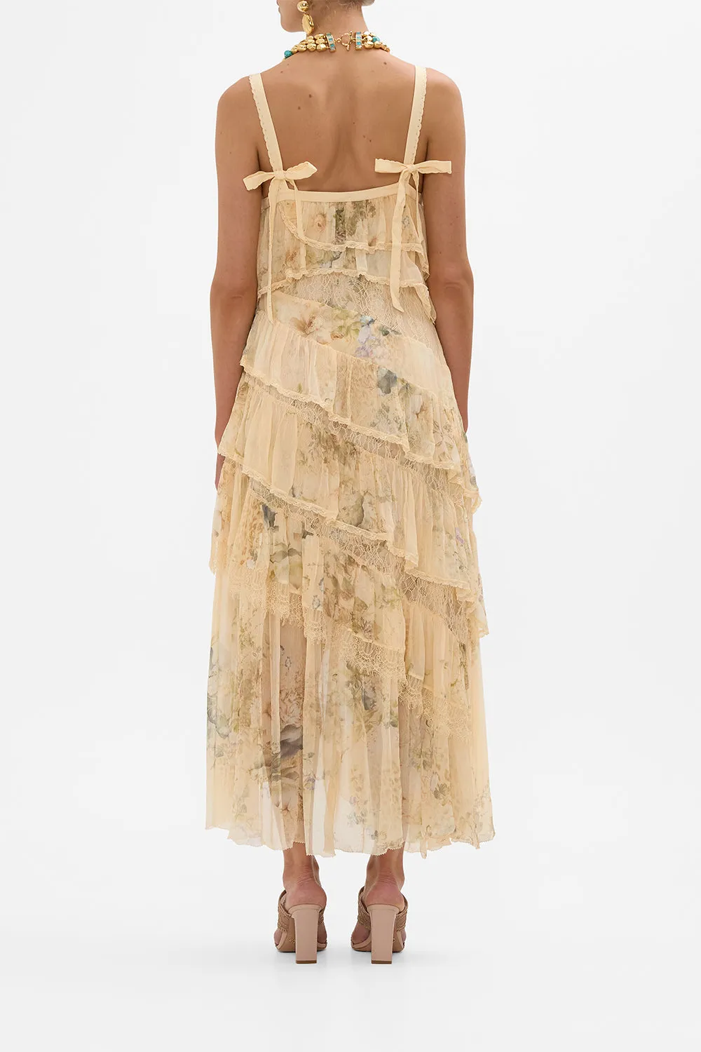 ASYMMETRIC SPLICED LACE DRESS ADORNED IN ANTIQUITY sold by Camilla product image thumbnail 2