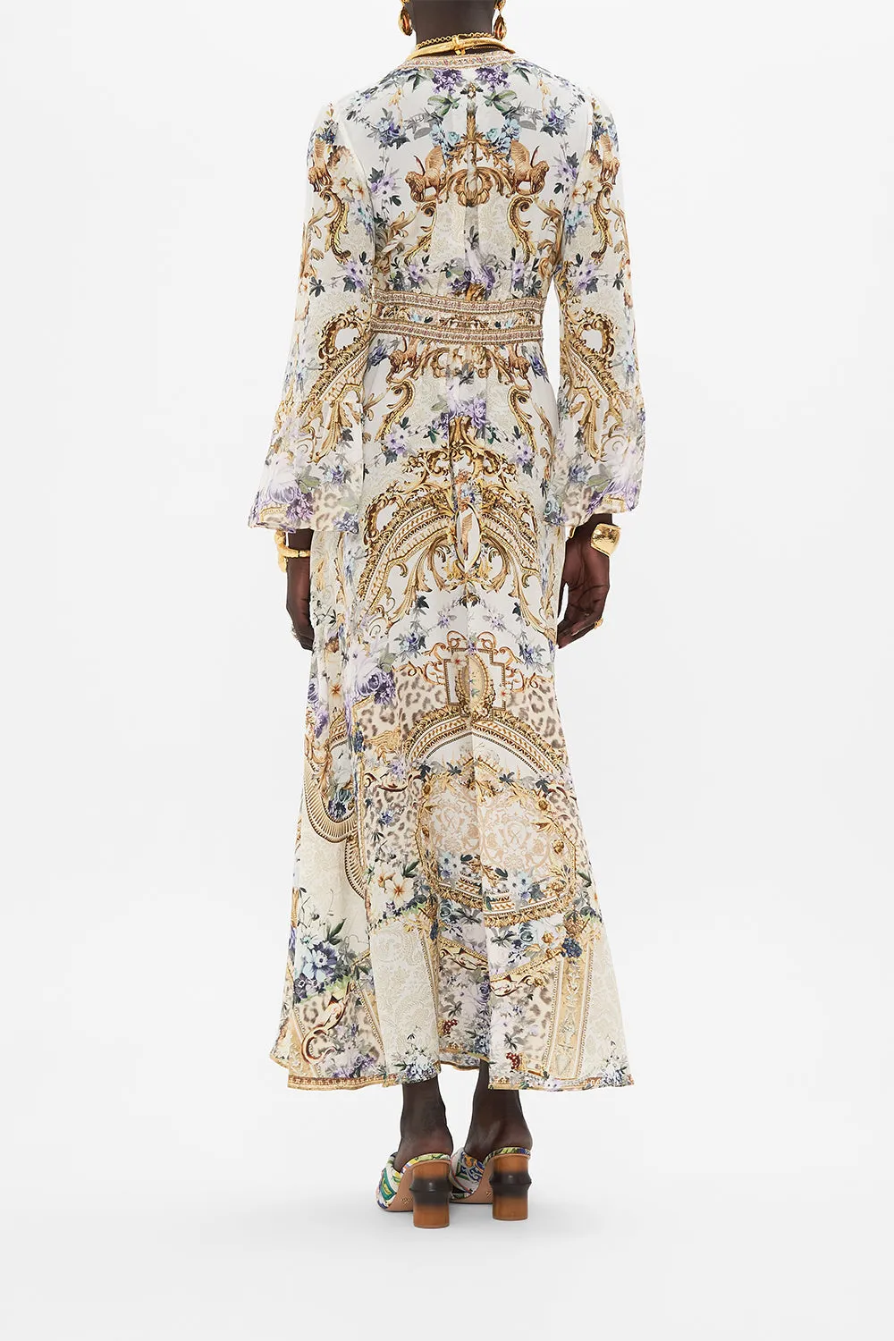 SHAPED WAISTBAND DRESS WITH RUFFLE SLEEVE PALAZZO PLAY DATE sold by Camilla product image thumbnail 2