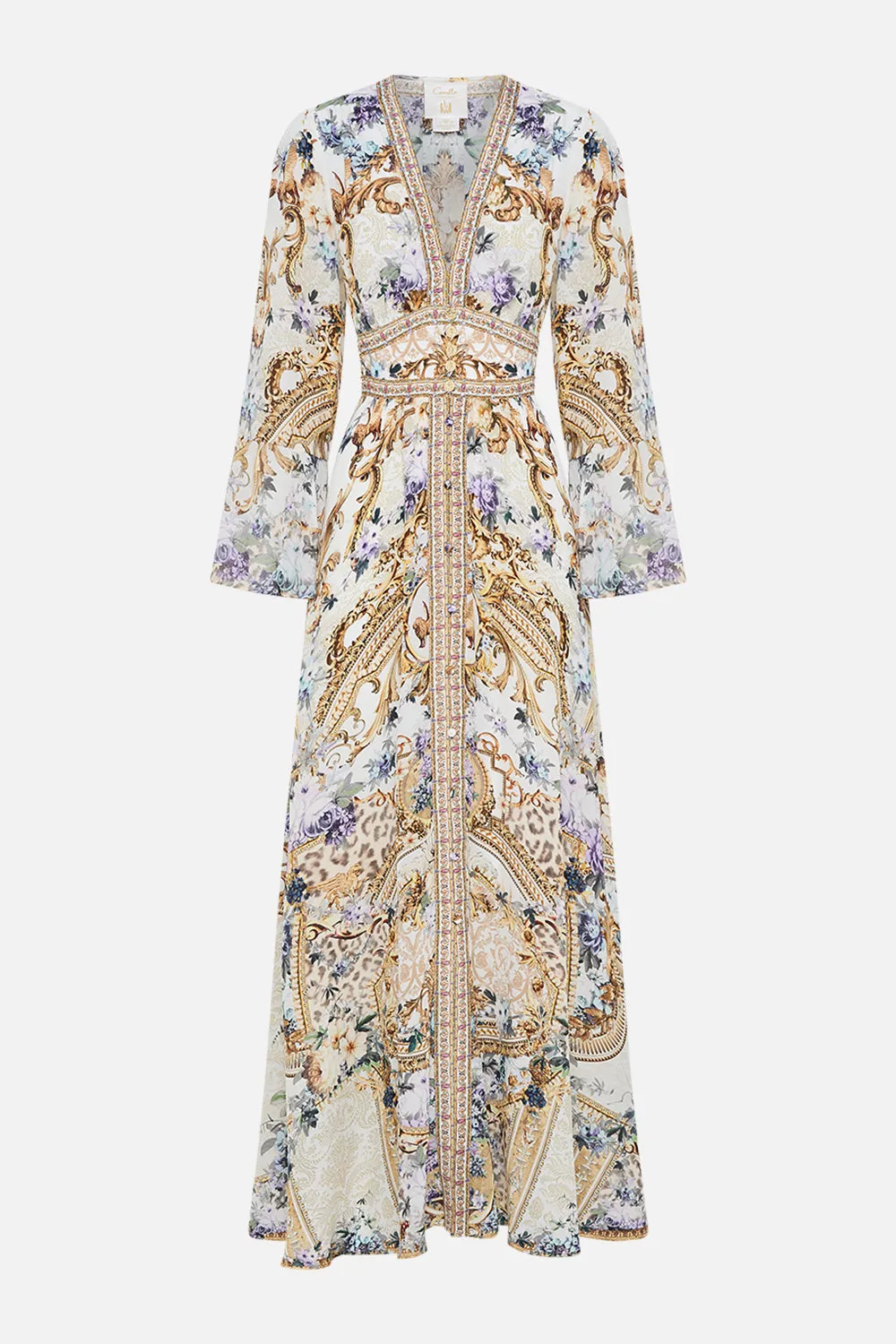 SHAPED WAISTBAND DRESS WITH RUFFLE SLEEVE PALAZZO PLAY DATE sold by Camilla product image thumbnail 3