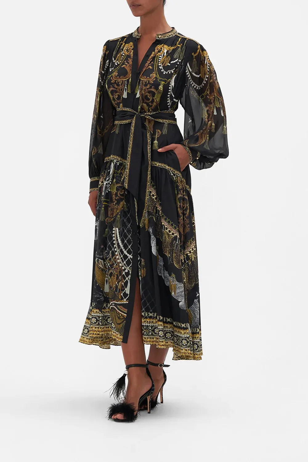 BUTTON THROUGH DRESS WITH YOKE RAVIN RAVEN sold by Camilla product image thumbnail 3