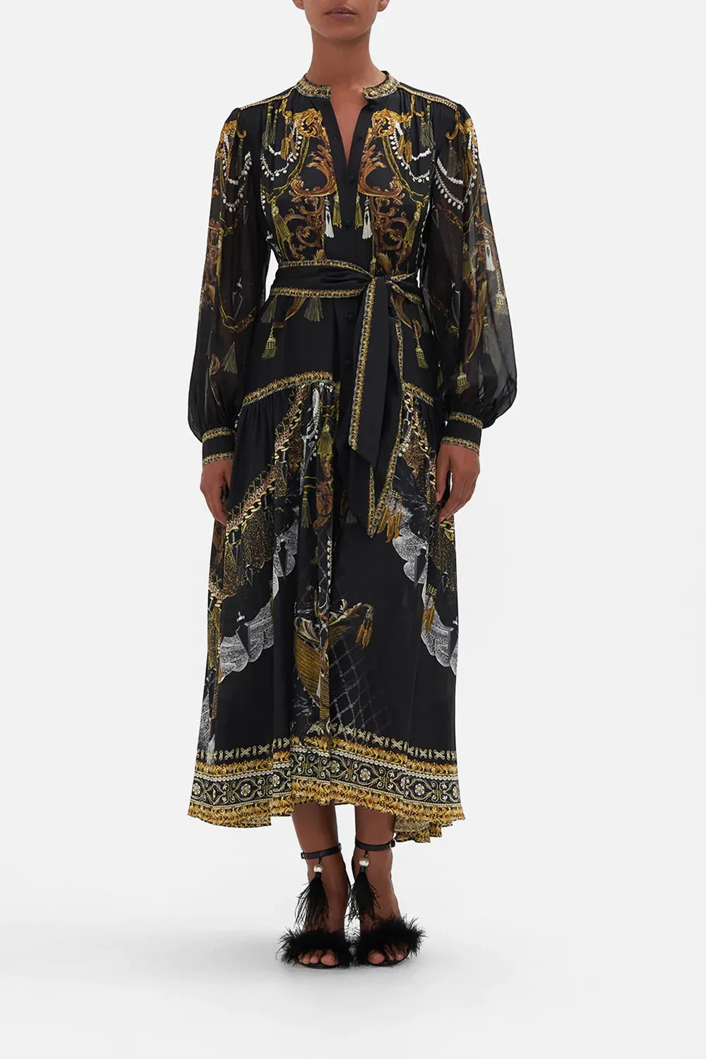 BUTTON THROUGH DRESS WITH YOKE RAVIN RAVEN sold by Camilla