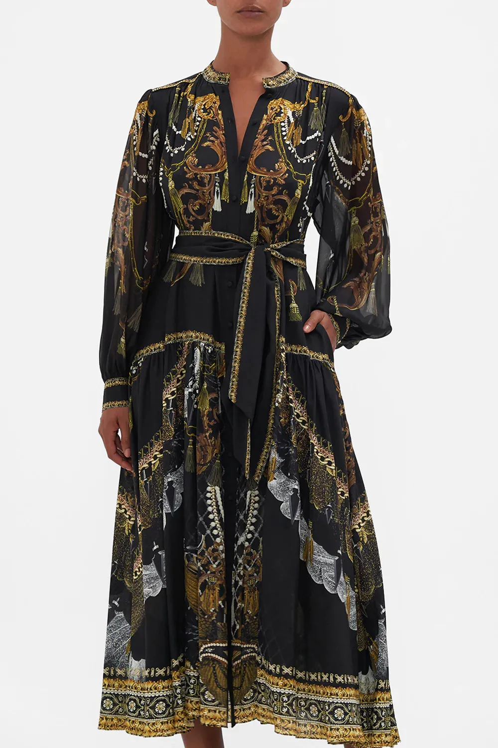 BUTTON THROUGH DRESS WITH YOKE RAVIN RAVEN sold by Camilla product image thumbnail 4