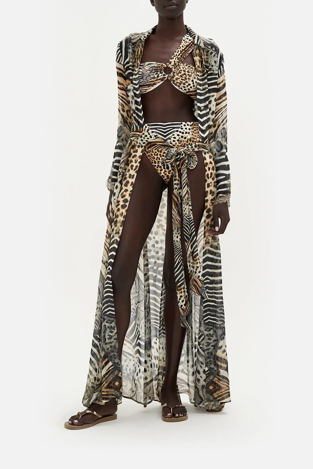 PRINTED TRENCH FOR THE LOVE OF LEO sold by Camilla