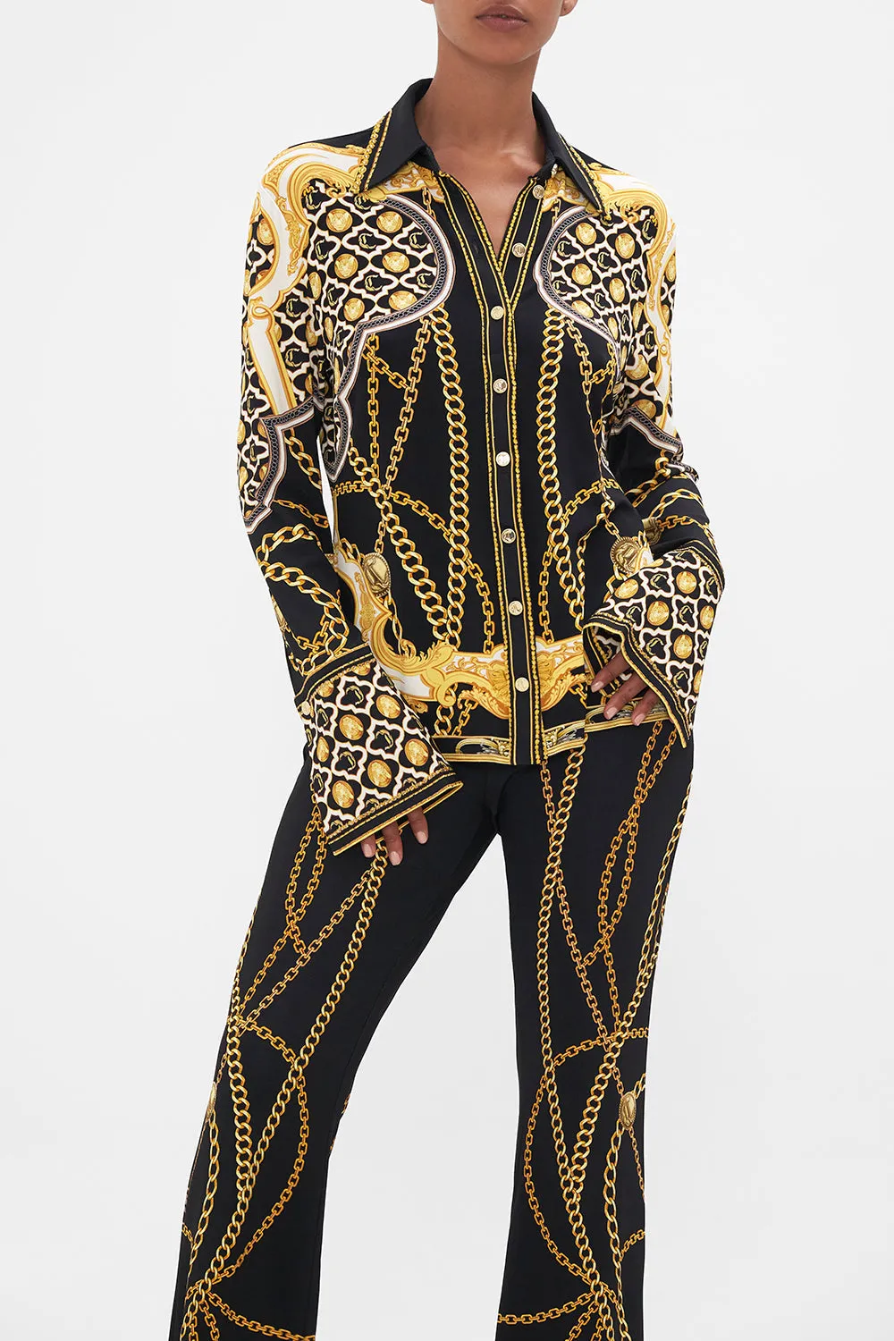 FITTED JERSEY SHIRT TETHER ME NOT sold by Camilla product image thumbnail 4