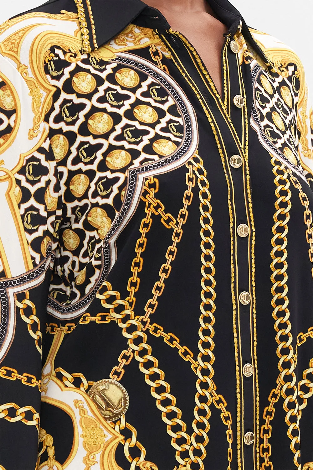 FITTED JERSEY SHIRT TETHER ME NOT sold by Camilla product image thumbnail 5