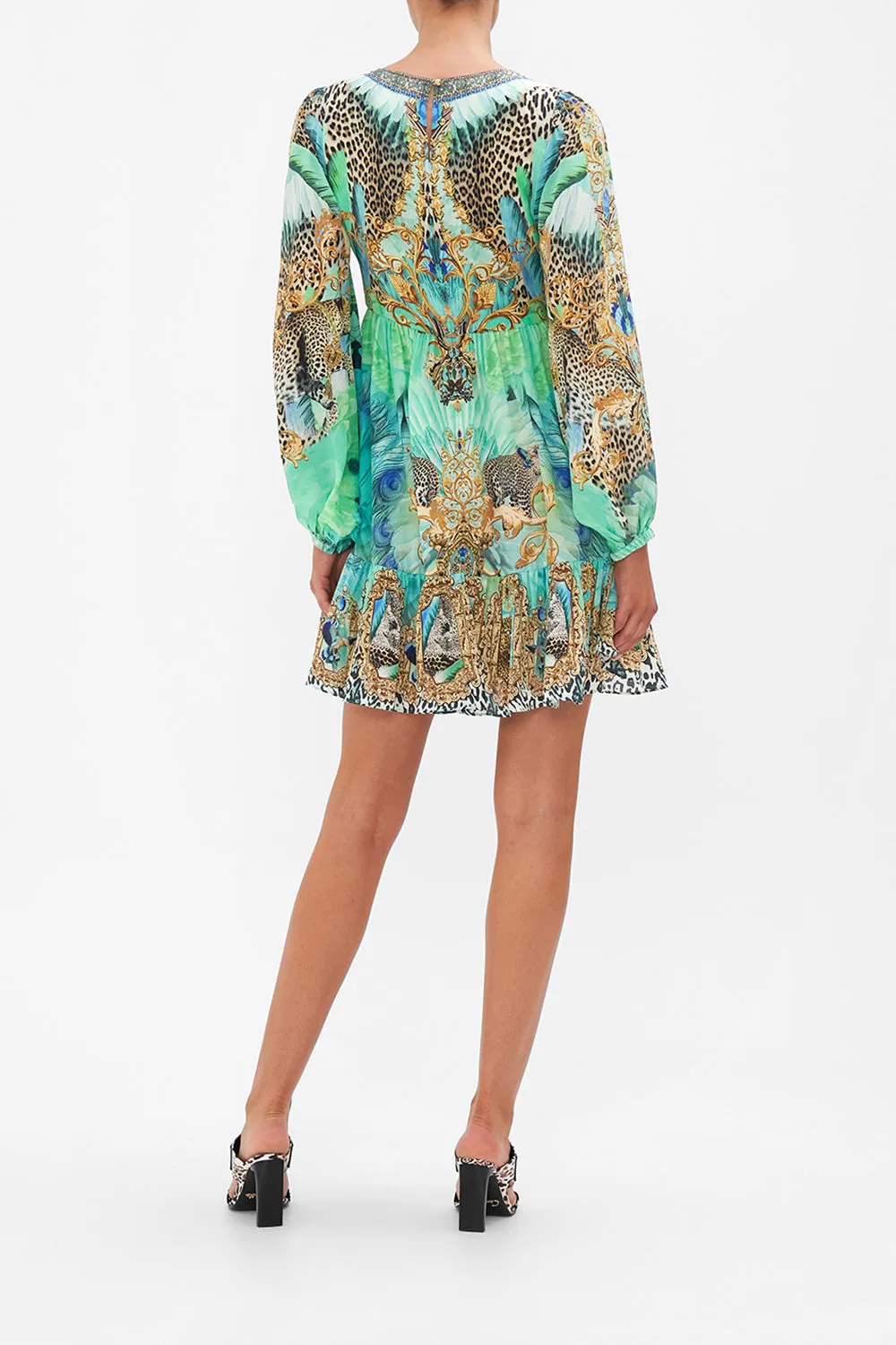 SHORT TIE FRONT BLOUSON DRESS LAY OF THE LAND sold by Camilla product image thumbnail 2