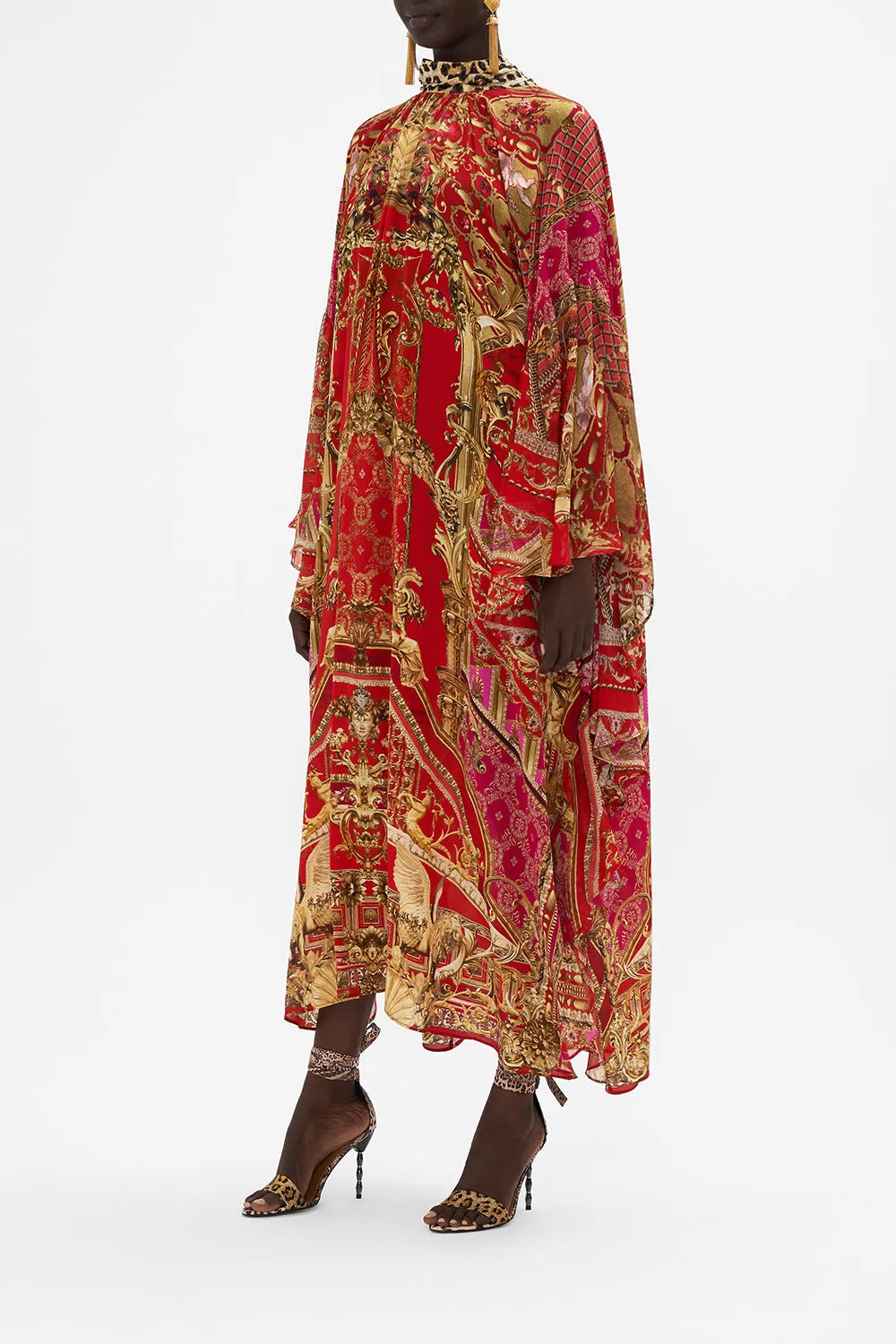 HIGH NECK RUFFLE KAFTAN SWEET SOPRANO sold by Camilla product image thumbnail 4