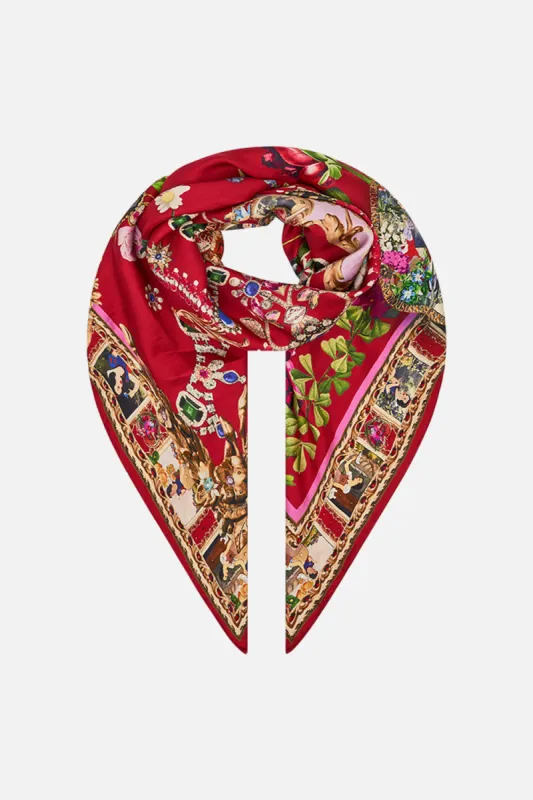 LARGE SQUARE SCARF JUST ONE BITE SNOW WHITE sold by Camilla