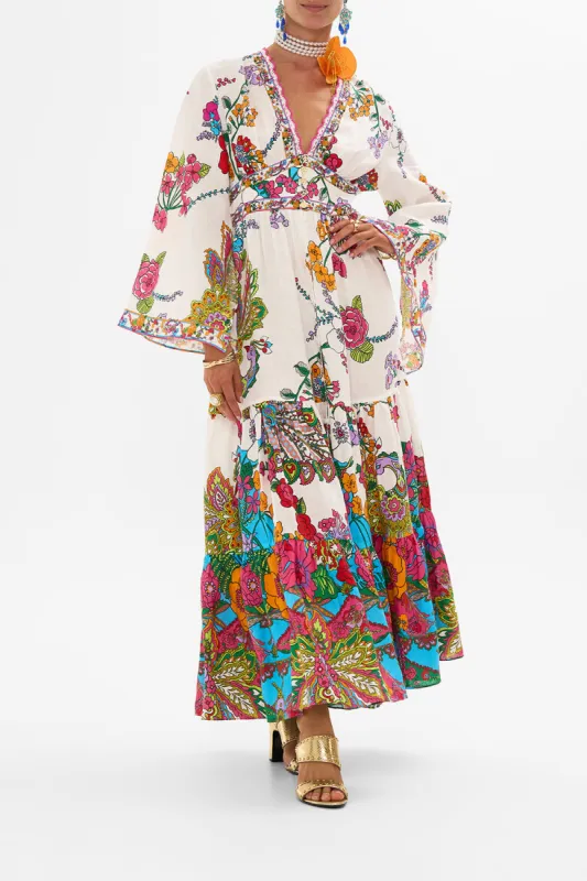 DRESS WITH TIERED SKIRT COSMIC PRAIRIE sold by Camilla