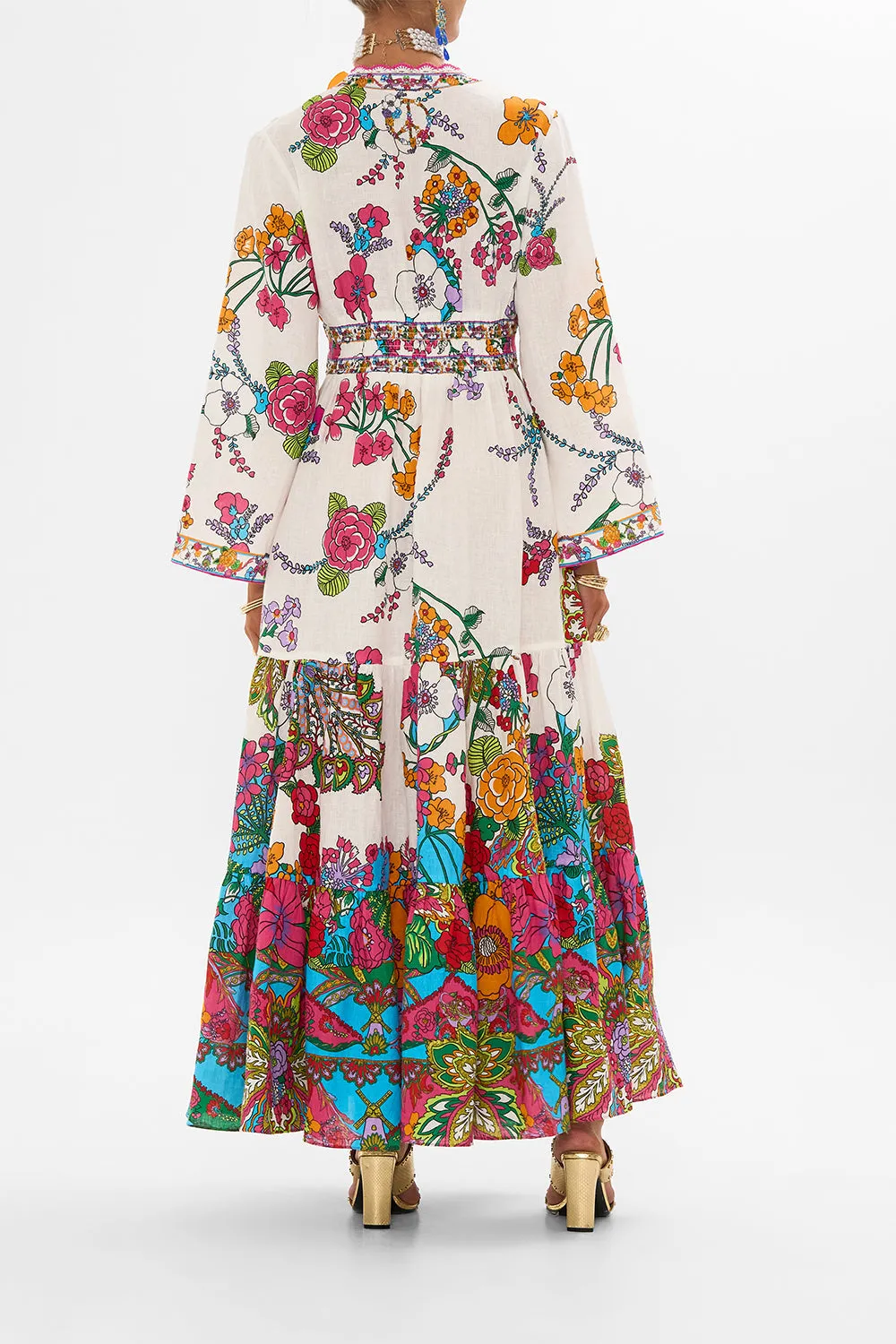 DRESS WITH TIERED SKIRT COSMIC PRAIRIE sold by Camilla product image thumbnail 2