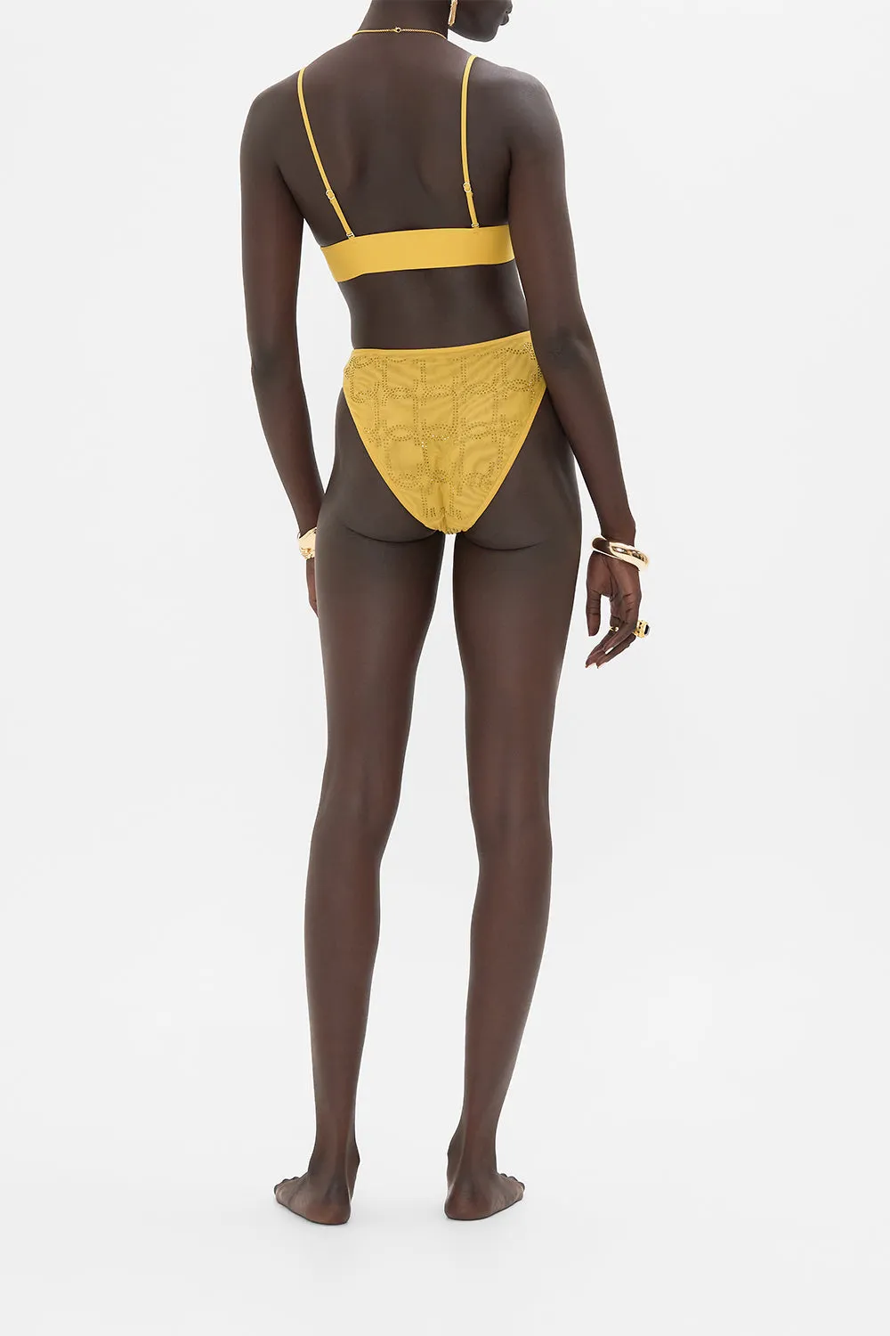 MESH SOFT PULL ON TRI BRA GOLD sold by Camilla product image thumbnail 2