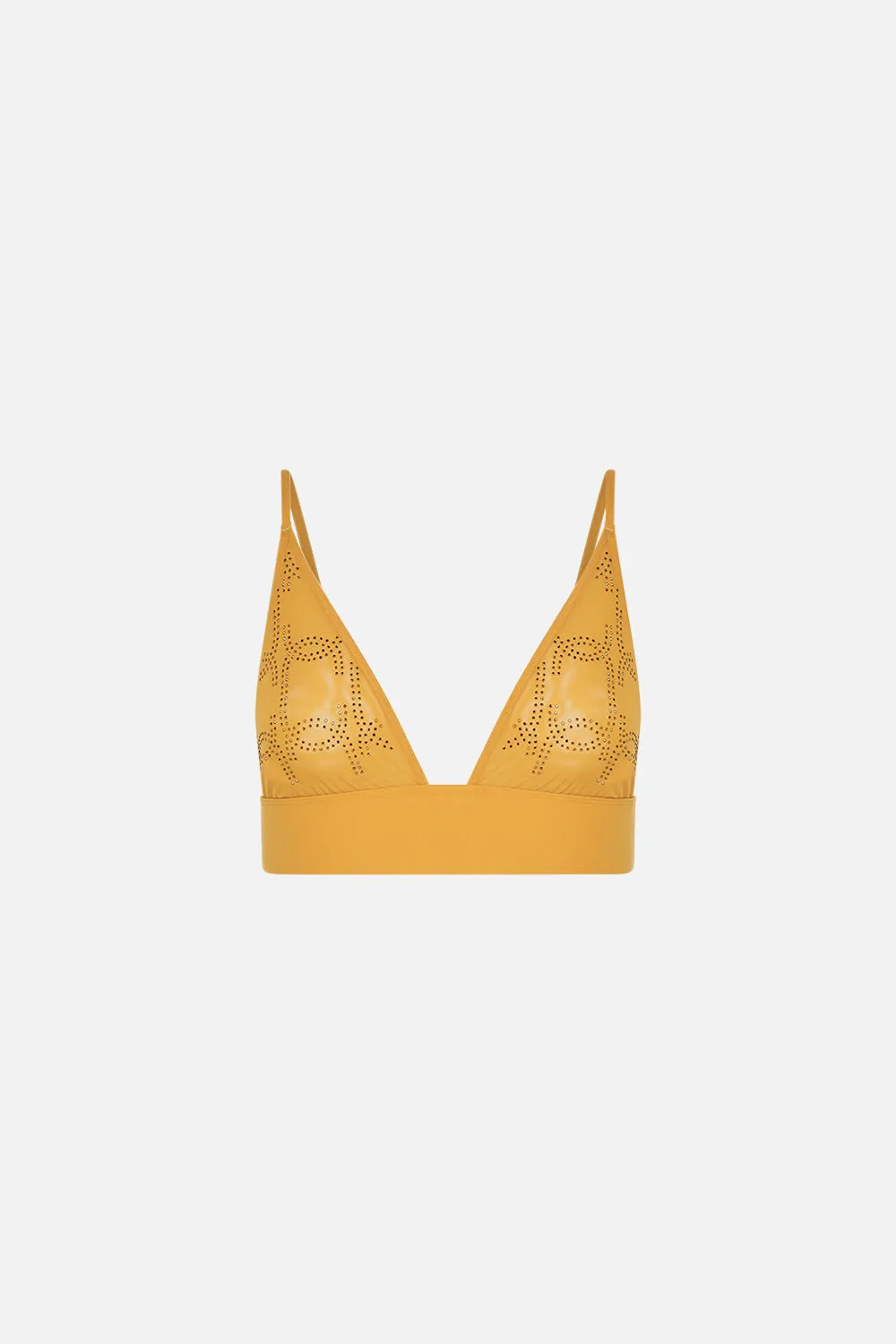 MESH SOFT PULL ON TRI BRA GOLD sold by Camilla product image thumbnail 3