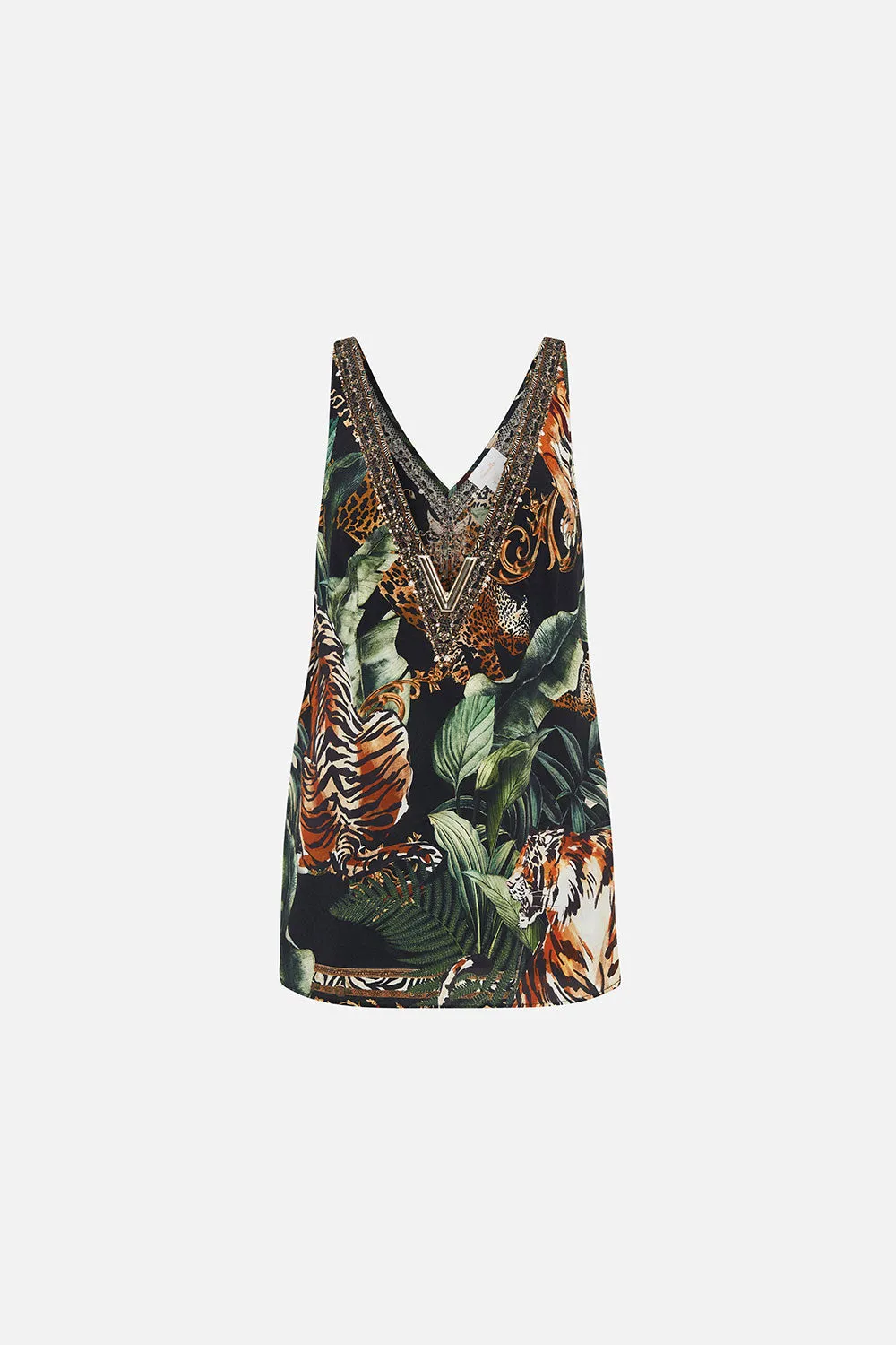 DEEP V-NECK TANK EASY TIGER sold by Camilla product image thumbnail 3