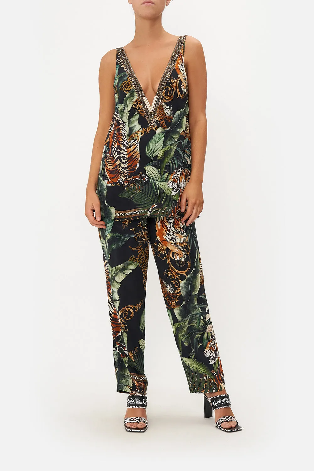 DEEP V-NECK TANK EASY TIGER sold by Camilla