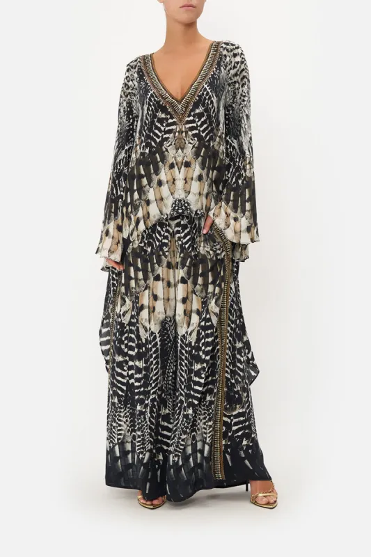 HIGH LOW FLARED BLOUSE NIGHT OWL sold by Camilla