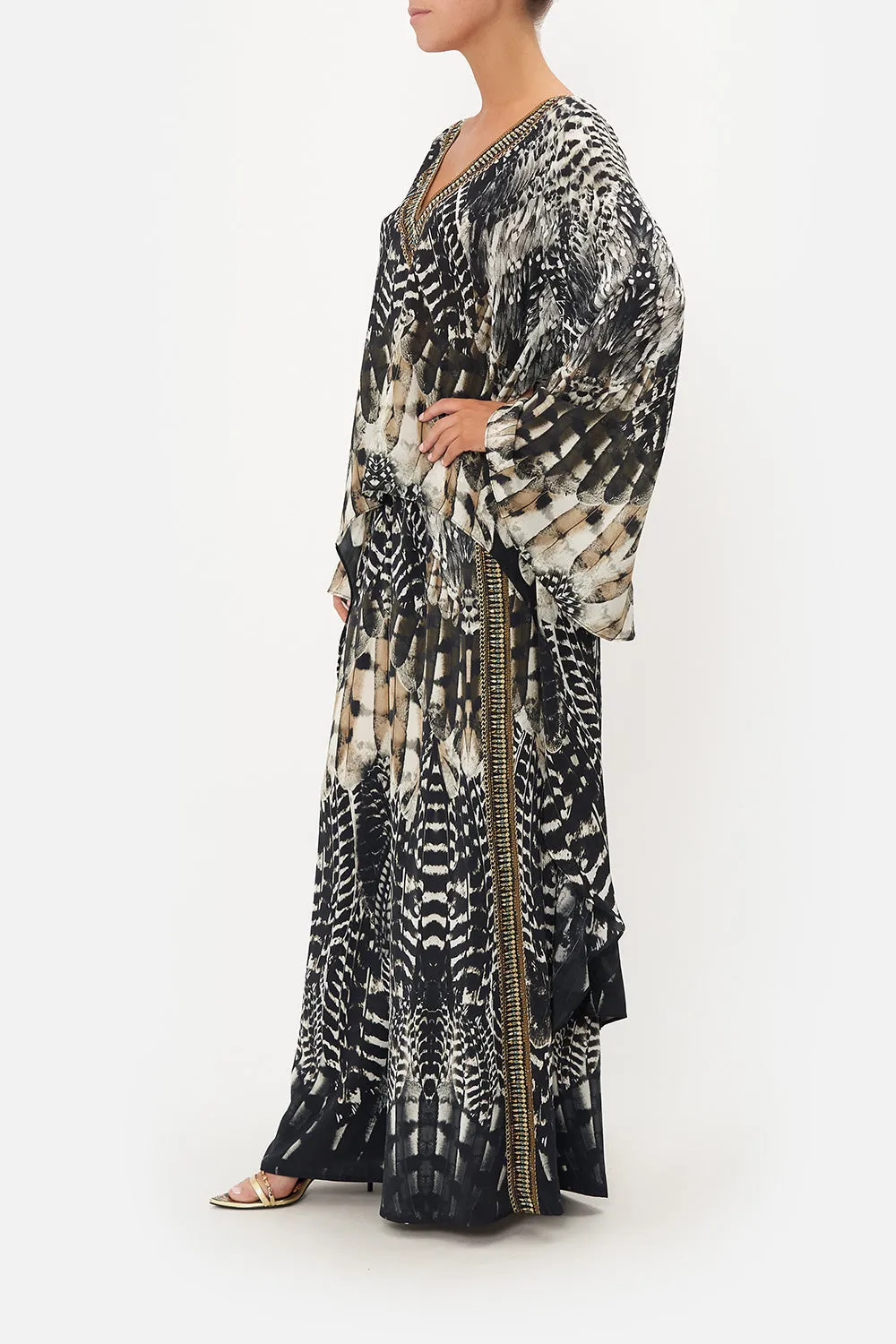 HIGH LOW FLARED BLOUSE NIGHT OWL sold by Camilla product image thumbnail 4