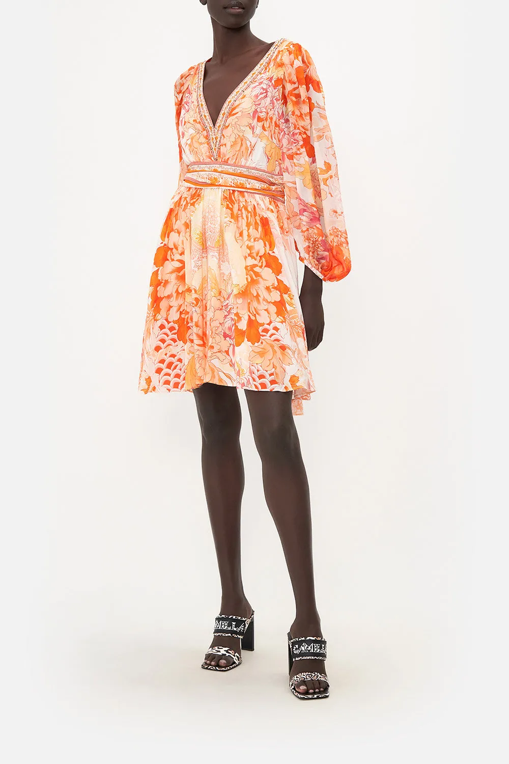 BLOUSON FLARED DRESS DRAGON MOTHER sold by Camilla