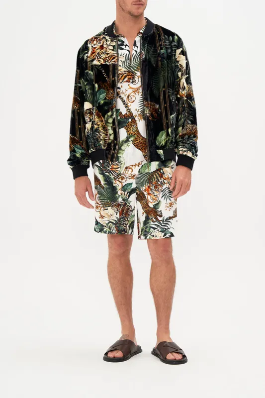 ZIP THROUGH REVERSIBLE BOMBER JACKET TIGER TRAP sold by Camilla