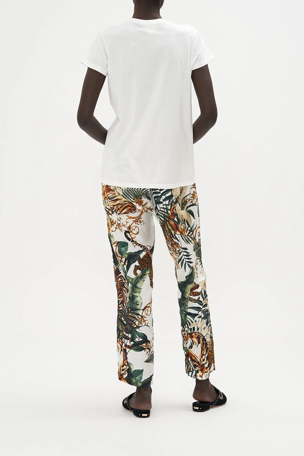 SLIM FIT ROUND NECK T-SHIRT TIGER TALK sold by Camilla product image thumbnail 2