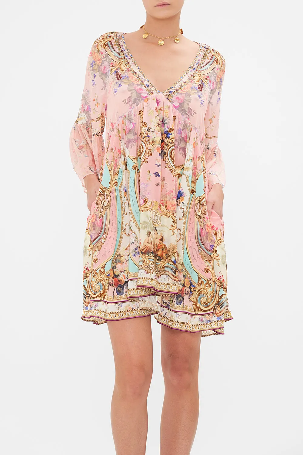 A-LINE RUFFLE SLEEVE DRESS LETTERS FROM THE PINK ROOM sold by Camilla product image thumbnail 5