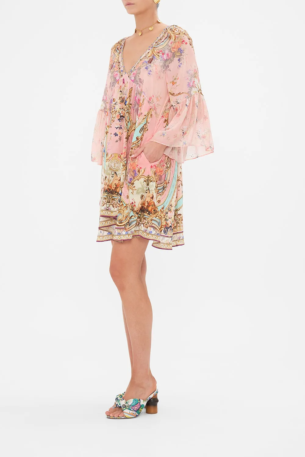 A-LINE RUFFLE SLEEVE DRESS LETTERS FROM THE PINK ROOM sold by Camilla product image thumbnail 4