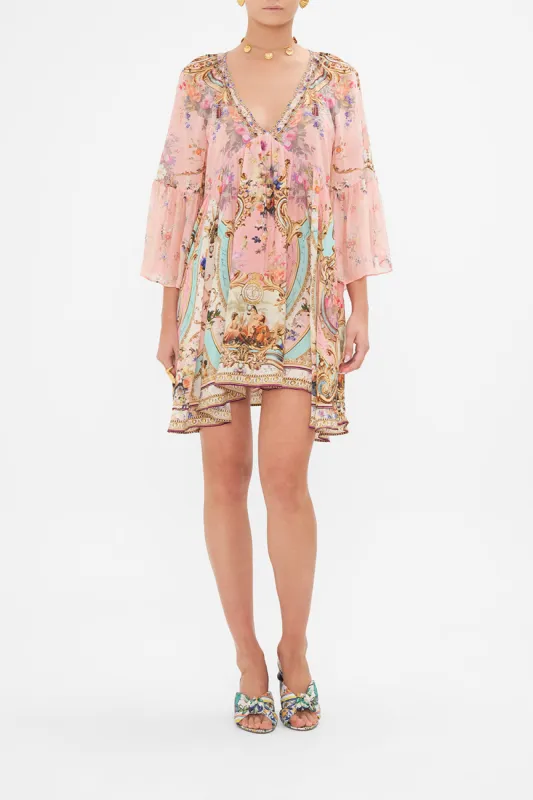 A-LINE RUFFLE SLEEVE DRESS LETTERS FROM THE PINK ROOM sold by Camilla
