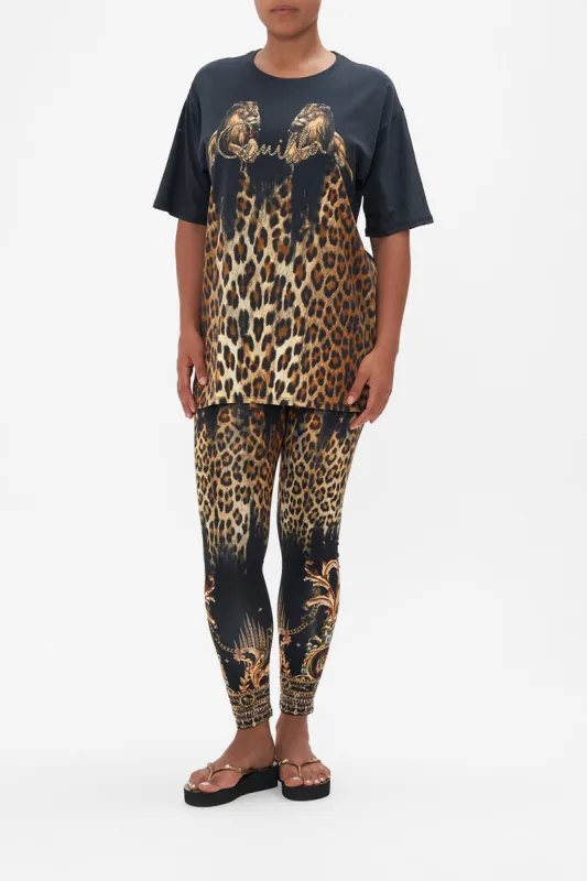 ORGANIC COTTON OVERSIZE BAND TEE - PRINTED JUNGLE DREAMING sold by Camilla