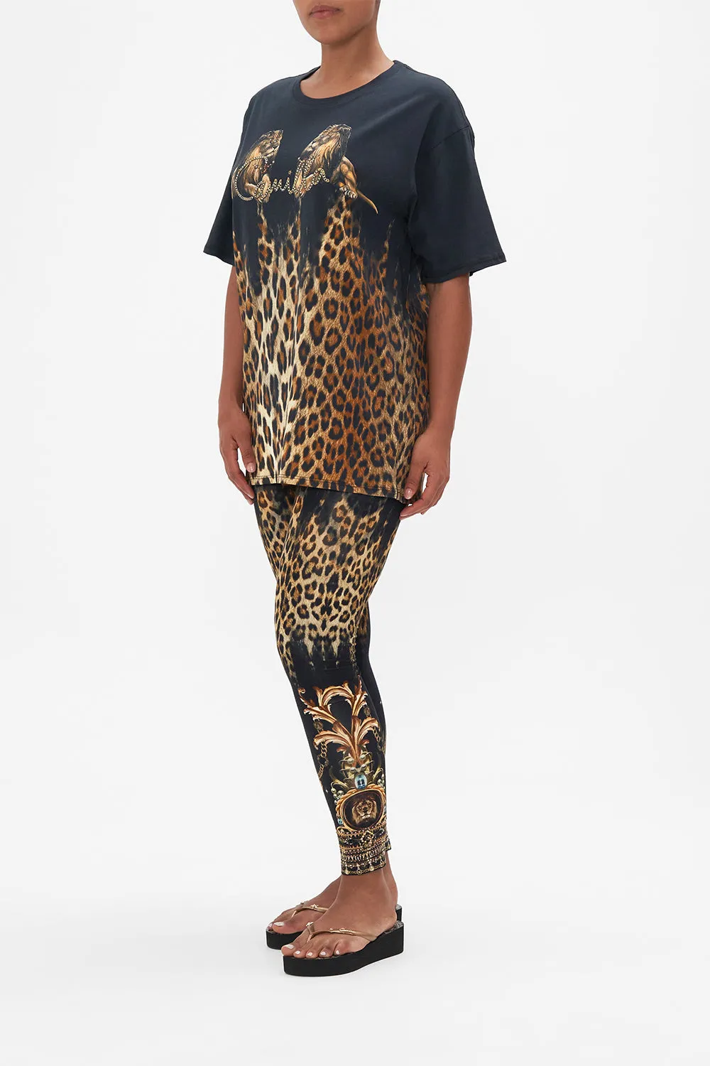 ORGANIC COTTON OVERSIZE BAND TEE - PRINTED JUNGLE DREAMING sold by Camilla product image thumbnail 4