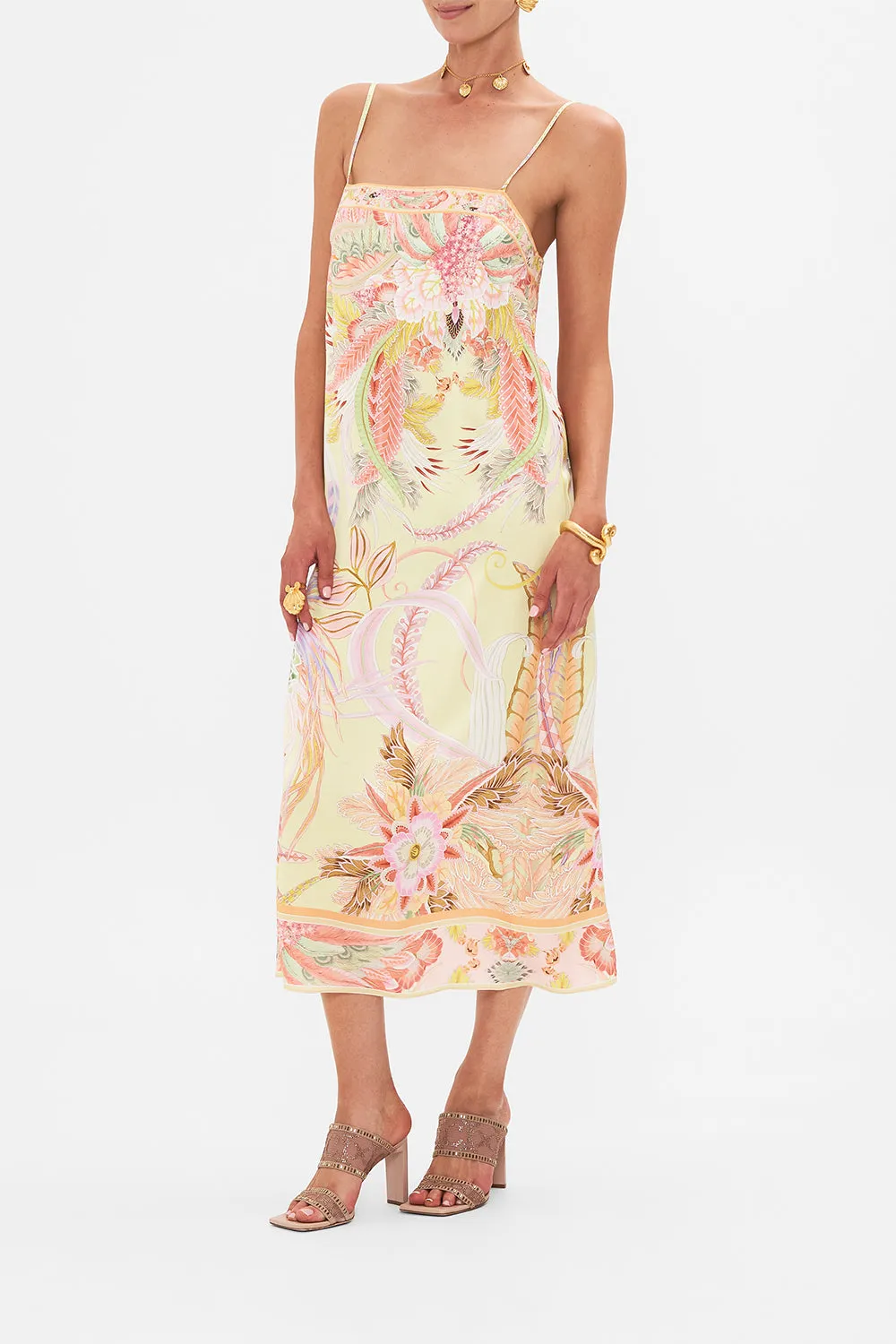 SQUARE NECK MIDI DRESS COSMIC TUSCAN sold by Camilla product image thumbnail 4