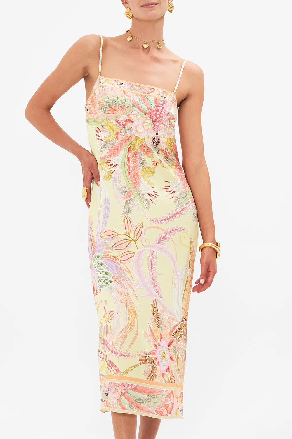 SQUARE NECK MIDI DRESS COSMIC TUSCAN sold by Camilla product image thumbnail 5